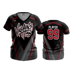 3115 FD Womens V-Neck VILLAINS-1
