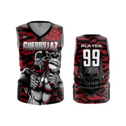 3139 FD Womens V-Neck Sleeveless GUERRILLAZ-1