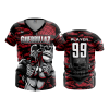 3139 FD Womens V-Neck GUERRILLAZ-1