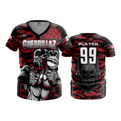 3139 FD Womens V-Neck GUERRILLAZ-1