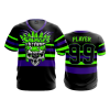 3140 FD Sport V-Neck MENS SAVAGES-1-FLO INK + $5