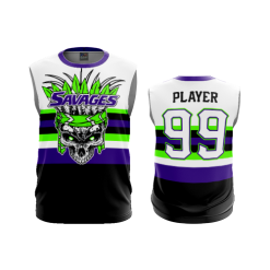 3140 FD Sport Sleeveless MENS SAVAGES-2-FLO INK + $5