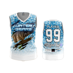 3142 FD Womens V-Neck Sleeveless WATER-BEARS-2