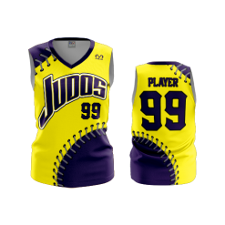 3143 FD Womens V-Neck Sleeveless JUDOS-2-FLO INK + $5