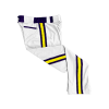3143 CL WHITE CUSTOM BRAID MENS PANT JUDOS-2-FLO INK + $5