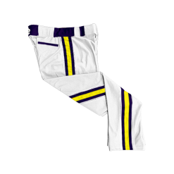 3143 CL WHITE CUSTOM BRAID MENS PANT JUDOS-2-FLO INK + $5