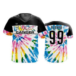 2828 FD Sport V-Neck MENS FUCK-CANCER