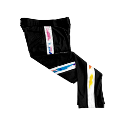 2828 CL BLACK CUSTOM BRAID MENS PANT FUCK-CANCER