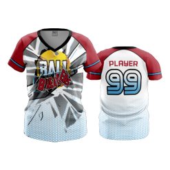3055 FD Womens V-Neck BALL-BREAKERS-2
