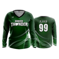 3132 FD Womens V-Neck Longsleeve OHIO-THUNDER-6