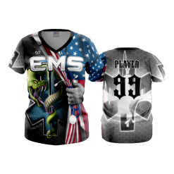 3135 FD Womens V-Neck POP-SLO-EMS
