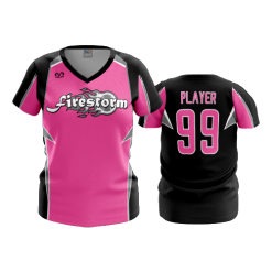 3177 FD Womens V-Neck FIRESTORM-FASTPITCH-2
