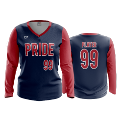 2507 FD Womens V-Neck Longsleeve MOV-PRIDE-2