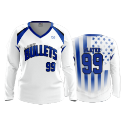 2642 FD Womens V-Neck Longsleeve LADY-BULLETS-2