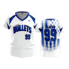 2642 FD Womens V-Neck LADY-BULLETS-2