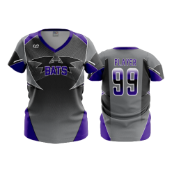 2810 FD Womens V-Neck BATS-BASEBALL-1