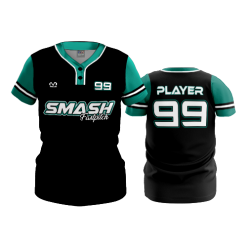 3170 FD WOMENS 2 BUTTON SCOOP NECK CL SMASH-FASTPITCH-1
