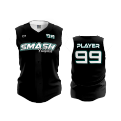 3170 FD Womens Full Button Sleeveless SMASH-FASTPITCH-1