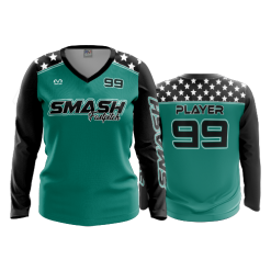 3170 FD Womens V-Neck Longsleeve SMASH-FASTPITCH-4