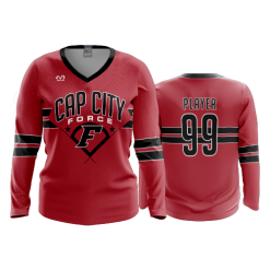 3173 FD Womens V-Neck Longsleeve CAP-CITY-1