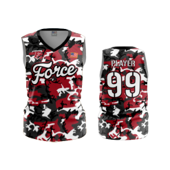 3174 FD Womens V-Neck Sleeveless CAP-CITY-FORCE-CAMO