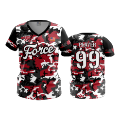 3174 FD Womens V-Neck CAP-CITY-FORCE-CAMO