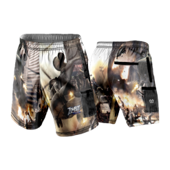 994 LIGHTWEIGHT MICROFIBER 160gsm SHORT ZOMBIE-MILITIA-1