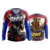 994 FD Womens V-Neck Longsleeve ZOMBIE-MILITIA-1