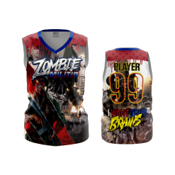 994 FD Womens V-Neck Sleeveless ZOMBIE-MILITIA-1