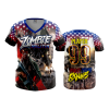 994 FD Womens V-Neck ZOMBIE-MILITIA-2