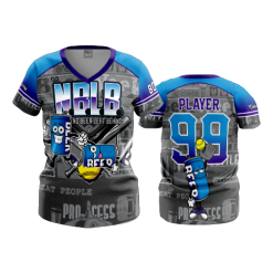 3155 FD Womens V-Neck NBLB-1