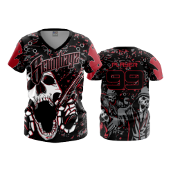 3168 FD Womens V-Neck SCUMBAGZ-1