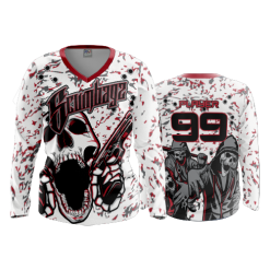 3168 FD Womens V-Neck Longsleeve SCUMBAGZ-2