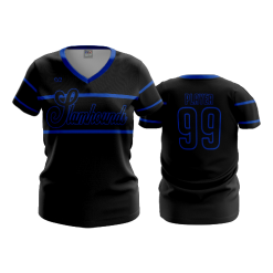 3160 FD Womens V-Neck SLAMHOUNDS-1