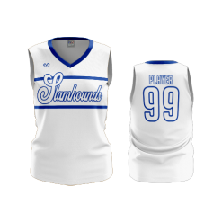 3160 FD Womens V-Neck Sleeveless SLAMHOUNDS-2