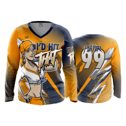 3165 FD Womens V-Neck Longsleeve ID-HIT-THAT-2