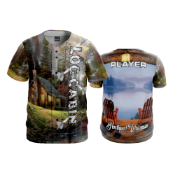 2097 FD ProTek Mens Full Button Down - CL LOG-CABIN-1