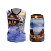 2097 FD Womens V-Neck Sleeveless LOG-CABIN-2