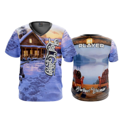 2097 FD Sport V-Neck MENS LOG-CABIN-2