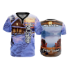 2097 FD MENS 2 BUTTON SCOOP NECK CL LOG-CABIN-2