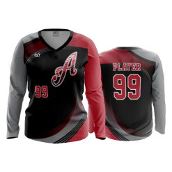 3150 FD Womens V-Neck Longsleeve LADY-ACES-1
