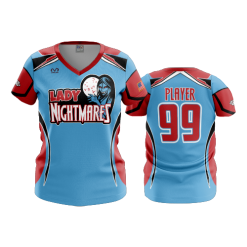 1969 FD Womens V-Neck NEW-YORK-LADY-NIGHTMARES-2