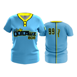 2890 FD WOMENS 2 BUTTON SCOOP NECK CL LADY-OUTLAWS-1