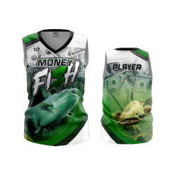 1857 FD Womens V-Neck Sleeveless MONEY-FISH-1