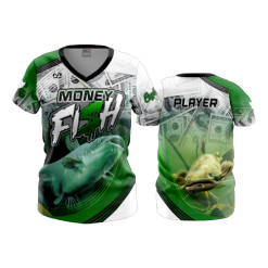 1857 FD Womens V-Neck MONEY-FISH-1