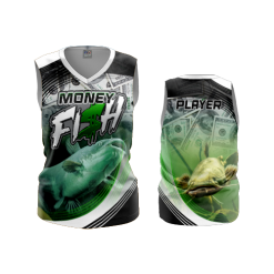 1857 FD Womens V-Neck Sleeveless MONEY-FISH-2