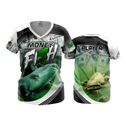 1857 FD Womens V-Neck MONEY-FISH-2