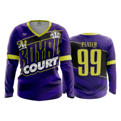 3176 FD Womens V-Neck Longsleeve ROYAL-COURT-2