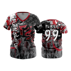 3186 FD Womens V-Neck FSU-2