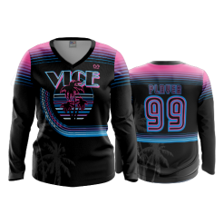 3184 FD Womens V-Neck Longsleeve VICE-1